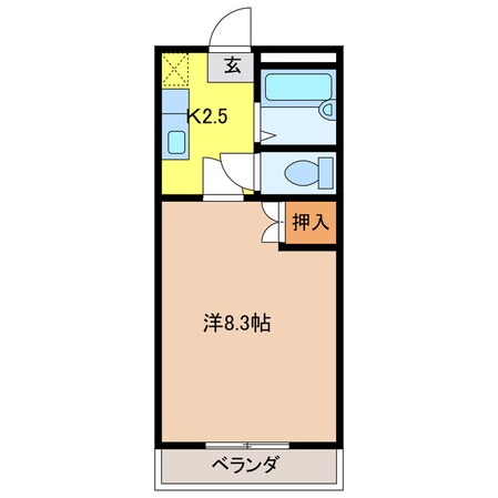 Ｇハイツ‘97の物件間取画像